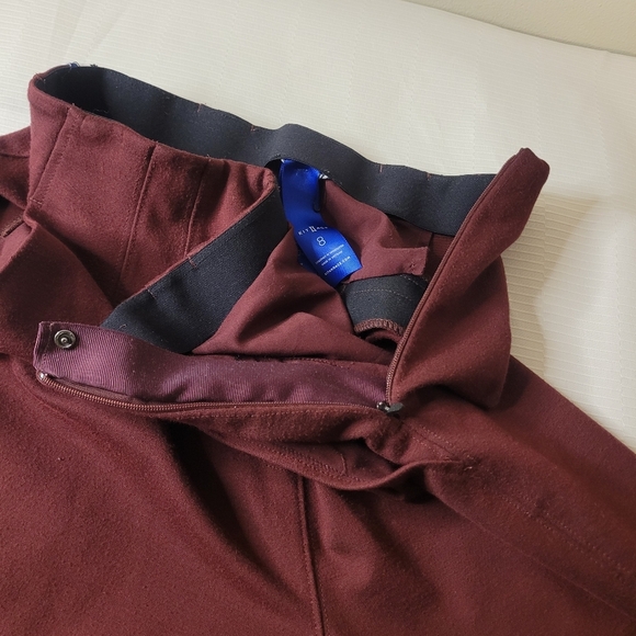 Kit and Ace Maroon Trouser Pants sz 8 - Picture 5 of 12